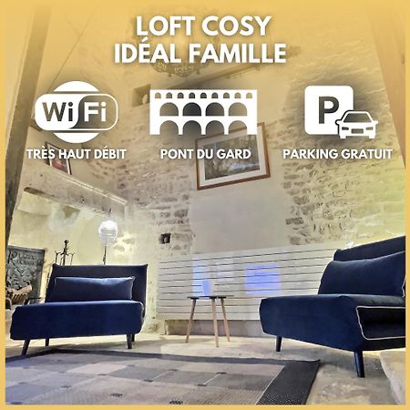 Chez Lydia - Loft Cosy, Depart Canoe A Pied, Proche Pont-Du-Gard Et Uzes Remoulins Luaran gambar