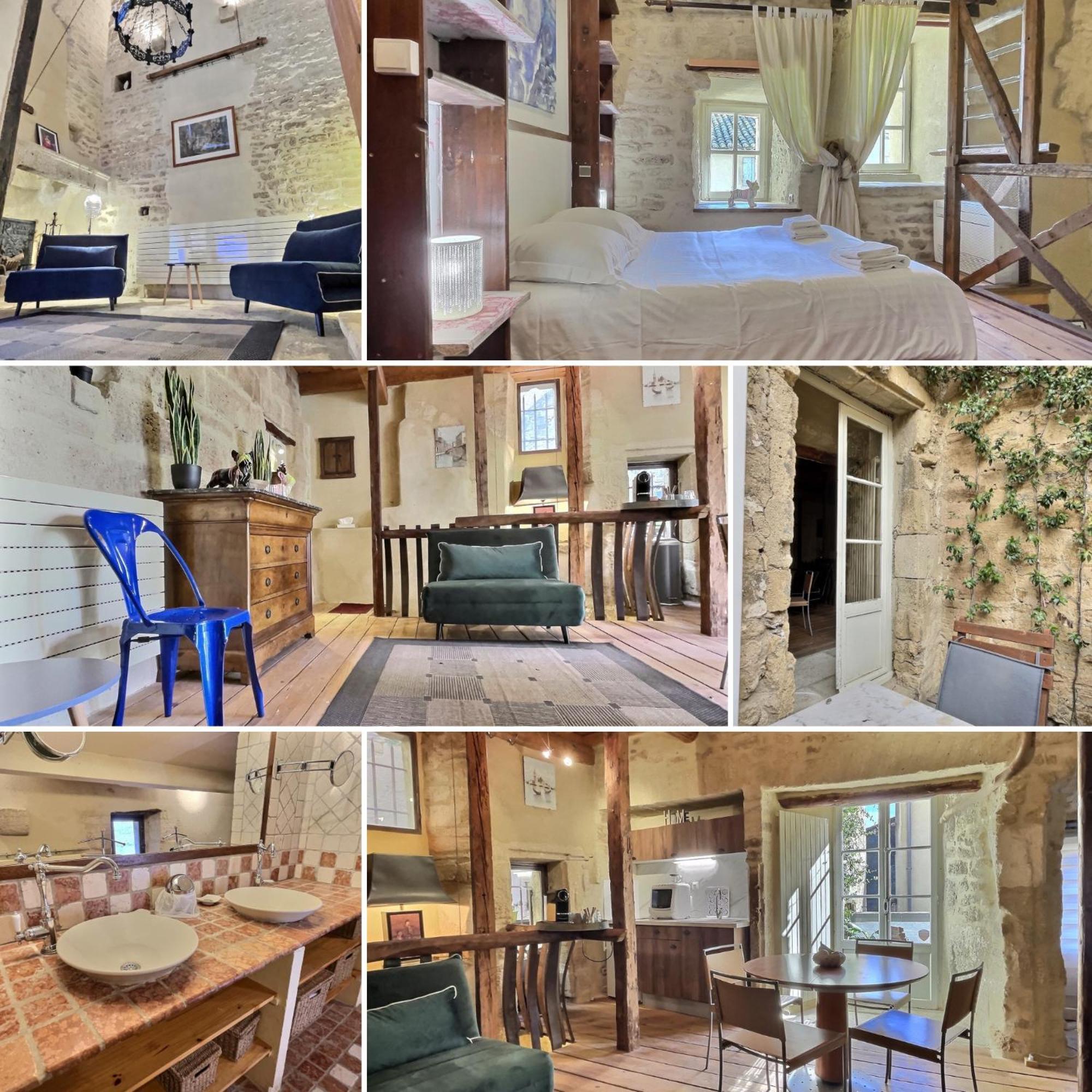 Chez Lydia - Loft Cosy, Depart Canoe A Pied, Proche Pont-Du-Gard Et Uzes Remoulins Luaran gambar