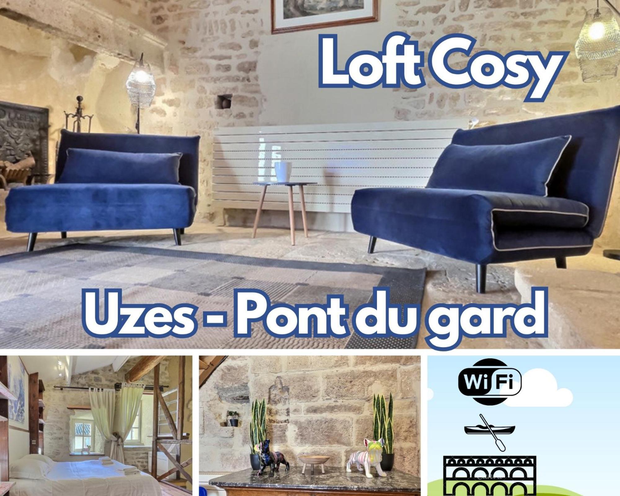 Chez Lydia - Loft Cosy, Depart Canoe A Pied, Proche Pont-Du-Gard Et Uzes Remoulins Luaran gambar